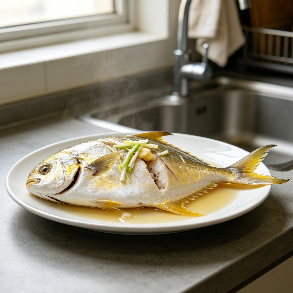 Whole Golden Pomfret - image 3